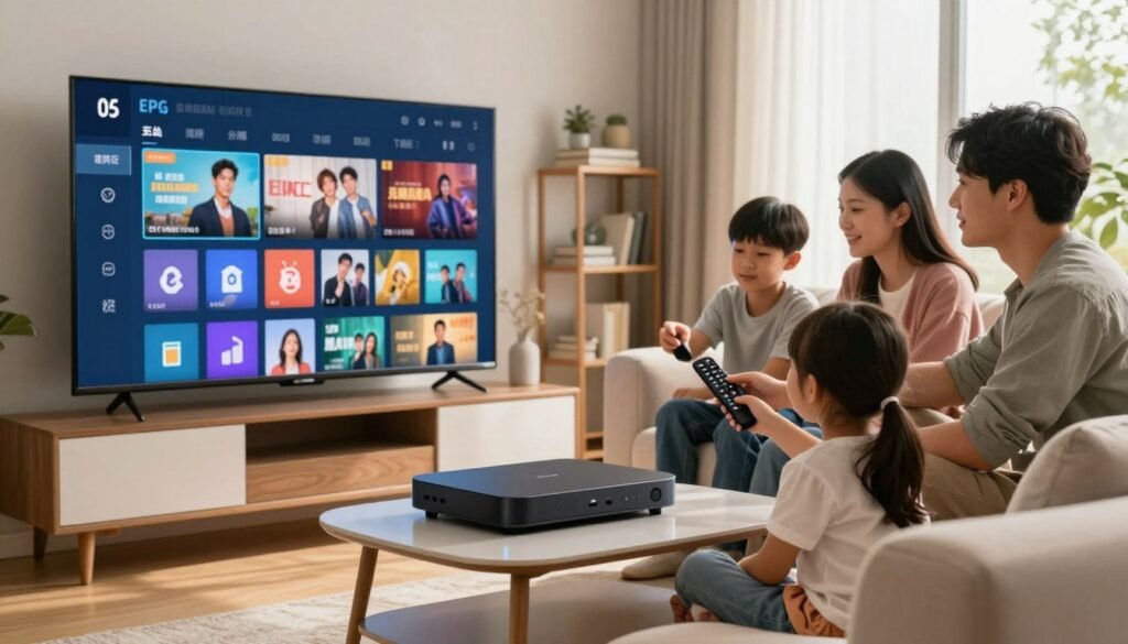 EPG gids en mediaspeler instellen